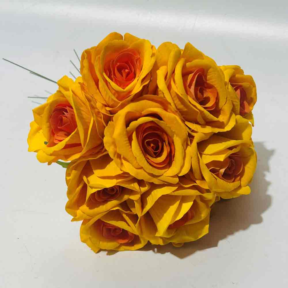 FLOWER - ROSES, Bouquet - Yellow (Dozen)